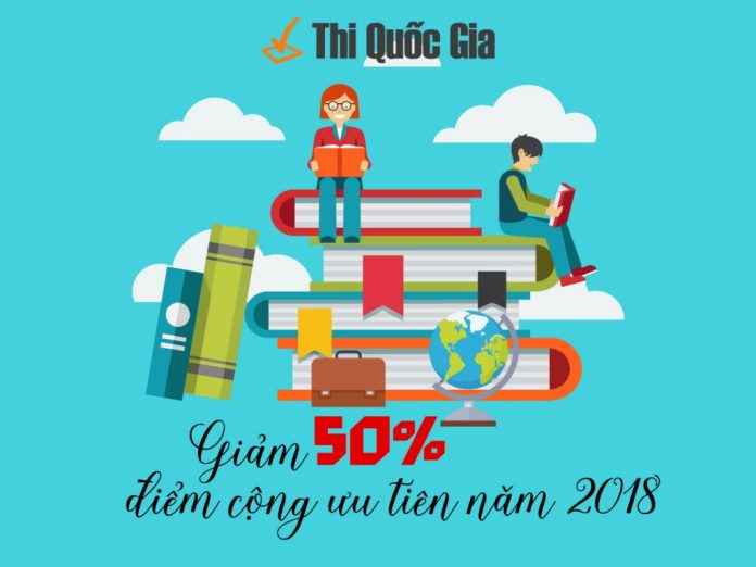 Tuyển sinh ĐH 2018: Giảm 50% điểm cộng ưu tiên khu vực