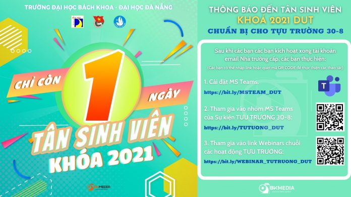 Chuẩn bị Tựu trường cho Tân sinh viên khóa 2021 ngày 30/08/2021