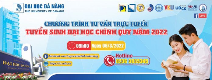 Chương trình tư vấn trực tuyến tuyển sinh đại học chính quy năm 2022 của Đại học Đà Nẵng