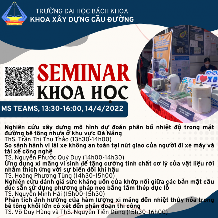 Seminar khoa học cấp khoa 4.2022