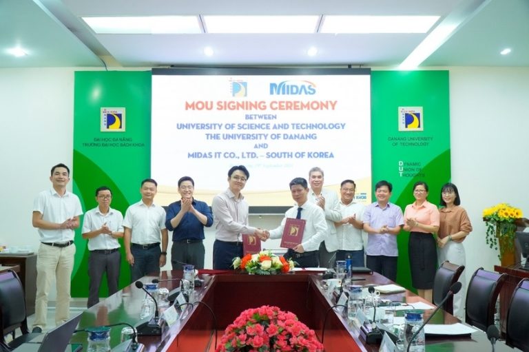 Trường Đại học Bách khoa, ĐHĐN và Công ty Midas IT – Hàn Quốc ký kết biên bản ghi nhớ hợp tác